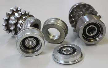 Series 9 CNC Machined Precision Conveyor Bearings.